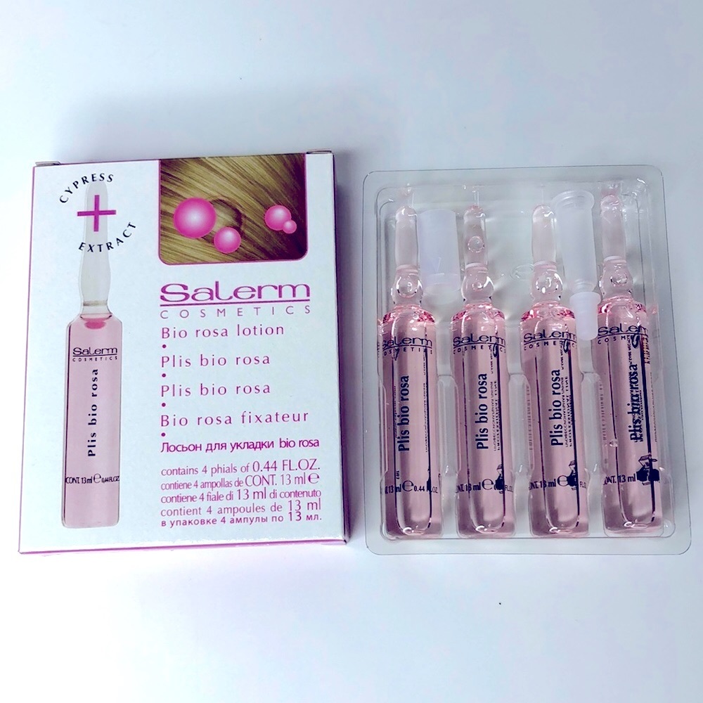 Salerm Cosmetics Plis Bio Rosa Hair Lotion Vials